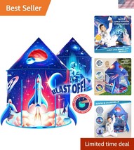 Interactive Rocket Ship Play Tent with Sound Effects - Foldable for Easy... - $45.00