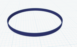 AMSTRAD PCW 8512 FLOPPY DISK DRIVE BELT (BRAND NEW) made out of TPU Blue - $103.19 MXN