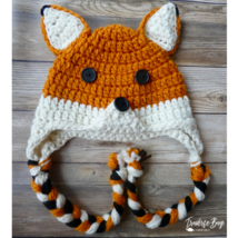 Crochet Woodland Fox Hat baby toddler child adult pattern PATTERN ONLY - £6.25 GBP