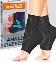 Ankle Compression Socks (Pair) – Plantar Fasciitis Ankle Brace with Arch... - $24.84