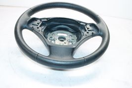 06-11 E90 E91 BMW 328I 335I 325I NON SPORT STEERING WHEEL BLACK LEATHER Y8858 image 3