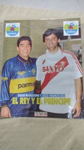 Maradona with Franschescoli  -Boca and River plate  poster  Collection, ... - £58.38 GBP