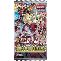 One (1) YuGiOh Crossover Breakers Booster Pack - £4.62 GBP