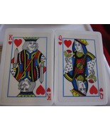 VINTAGE HOSTESS SOAPS ROYAL HEARTS KING &amp; QUEEN PLAYING CARDS - £6.82 GBP