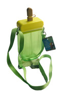Popsicle Water Bottle with Strap Clear Juice Drinking Cup 300ml - $25.62 CAD
