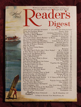 Readers Digest April 1953 Jackie Robinson W J Lederer Bruce Hutchison  - £6.49 GBP