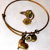 Energy technology heart bracelet an ring - $20.79