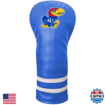 Team Golf NCAA Kansas Vintage Fairway Headcover - All Fairway, Hybrid, U... - $47.98
