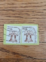US Stamp Liberty Bell &quot;Proclaim Liberty&quot; 13c Used Set of 2 - $23.75 MXN