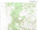 Barley Creek, Nevada 1971 Vintage USGS Map 7.5 Quadrangle Topographic - $23.99