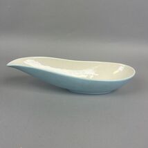 Hull Pottery 13” Gravy Boat Serving Piece Mid-Century Modern Light Blue ... - $6.93