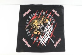 Vintage Ted Nugent Got the Cat Scratch Fever Spell Out Rock N Roll Bandana Scarf - £23.45 GBP