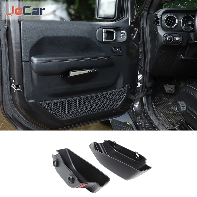 Stowing Tidying Car Front Door Handle Storage Box Organizer For Jeep Wrangler JL - £22.74 GBP