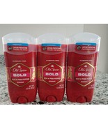 3 Pack Old Spice Bold Scent of Pink Pepper Deodorant Solid Stick 3.0 oz - £22.47 GBP