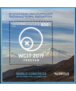 Armenia 2019. World Congress on Information Technology (MNH OG) Souvenir... - $3.38