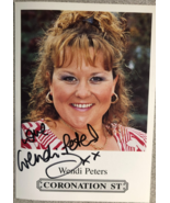 CORONATION ST vintage 4&quot; x 6&quot; glossy printed photo hand-signed by Wendi ... - $33.76 CAD