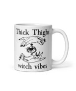 Thick Thighs and Witch Vibes Mug, Witchy Coffee Mug, Funny Halloween Mug... - £13.21 GBP