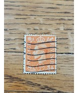 Great Britain Stamp King George VI 1/2d Used Orange - $1.99