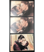 Lot of Three (3) Gone With The Wind Clark Gable &amp; Vivien Leigh Postcards - £6.09 GBP