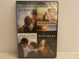Atonement / Pride &amp; Prejudice / Jane Eyre / Elizabeth [New DVD] - £9.27 GBP