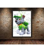 ROCKY PAW PATROL Kids Poster - Paw Patrol Wall Art Deco - Chase Wall Poster - €4,12 EUR