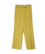 Metro Style VTG 90s Womens Yellow Gray Dress Pants Sz 6 Retro Textured M... - $36.50