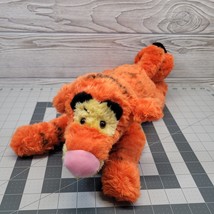 Disney Store Tigger Lying Down Shaggy Plush Stuffed Animal Winnie the Po... - $18.99
