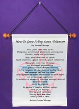 How To Grow A Boy Scout Volunteer - Personalized Wall Hanging (786-1) - $19.99