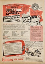 1949 Print Ad Gaines Dog Food Lucky-Dog Contest Crosley Station Wagon Ca... - $17.08