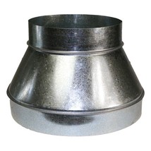 Round Duct Reducer for Ventilation Adapter GALVANIZED STEEL - $386.88 MXN+
