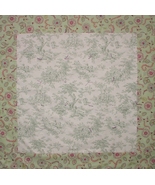 Sage Green Central Park Baby Girl Quilt, Sage Green Baby Quilt, Mint Bab... - $85.00