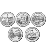 2011 P and D BU National Park Quarter 10 Coin Set - $27.42 CAD