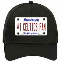 Number 1 Celtics Fan Novelty Black Mesh License Plate Hat Tag - £21.78 GBP