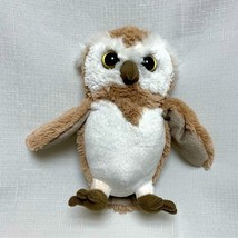 Barn Owl White Tan Stuffed Animal Soft Plush Plushie by Steven Smith - £7.78 GBP
