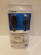 Belkin 6 FT Computer AC Power Cable Connect Power Supply Cord Cable 6ft AC - £5.41 GBP