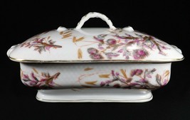Antique Marx &amp; Gutherz Carlsbad Soup Tureen w/ Lid Pattern 1536 Floral M... - £31.13 GBP