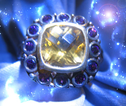  CASSIA4 HAUNTED RING LUMINOUS ASCENSION OF POWER HIGH MAGICK MYSTICAL T... - £70.26 GBP