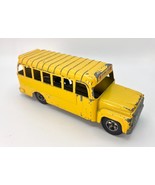 Vintage 1960&#39;s 9-inch Hubley Pressed Steel Yellow School Bus - £19.19 GBP