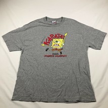 Vintage Spongebob Squarepants Shirt Size Extra Large Heather Gray Karata... - $69.29