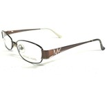 Michael Kors Eyeglasses Frames M2033 200 Brown Rectangular Cat Eye 51-15... - $60.40