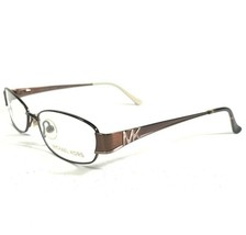 Michael Kors Eyeglasses Frames M2033 200 Brown Rectangular Cat Eye 51-15... - $60.40