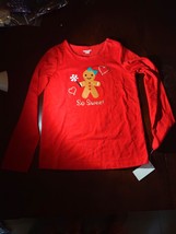 Toughskins Size Large 6X Girls Gingerbread &quot;So Sweet&quot; Shirt-Brand New-SH... - $29.58