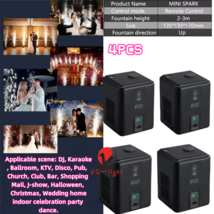 4PC Mini Fireworks Machine 350W Party Disco Stage Effect Cold Sparkler M... - $653.90