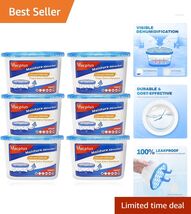Fragrance-Free Dehumidifier 6 Pack - 10.5 Oz Moisture Absorber for Home ... - $54.40