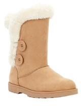 Calistoga ~ Tan ~ Vegan Suede ~ Faux Fur ~ Mid Calf ~ Youth Girl&#39;s Size ... - £20.59 GBP