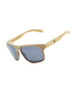 Curved Wooden Sunglasses with Gray Lenses - Stylish and Ergonomic Design - $139.00