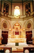 Interior Jesuit Church New Orleans Louisiana LA UNP Unused Chrome Postcard E11 - £2.33 GBP