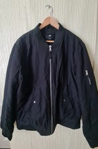 H&amp;M men&#39;s bomber jacket, black, Size XL, Express Shipping - £21.65 GBP