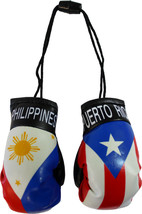 Philippines and Puerto Rico Mini Boxing Gloves - $5.94