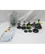 Lot Of (14) Heroclix Marvel And DC Figures *Not All Cards Are Included* - £23.65 GBP